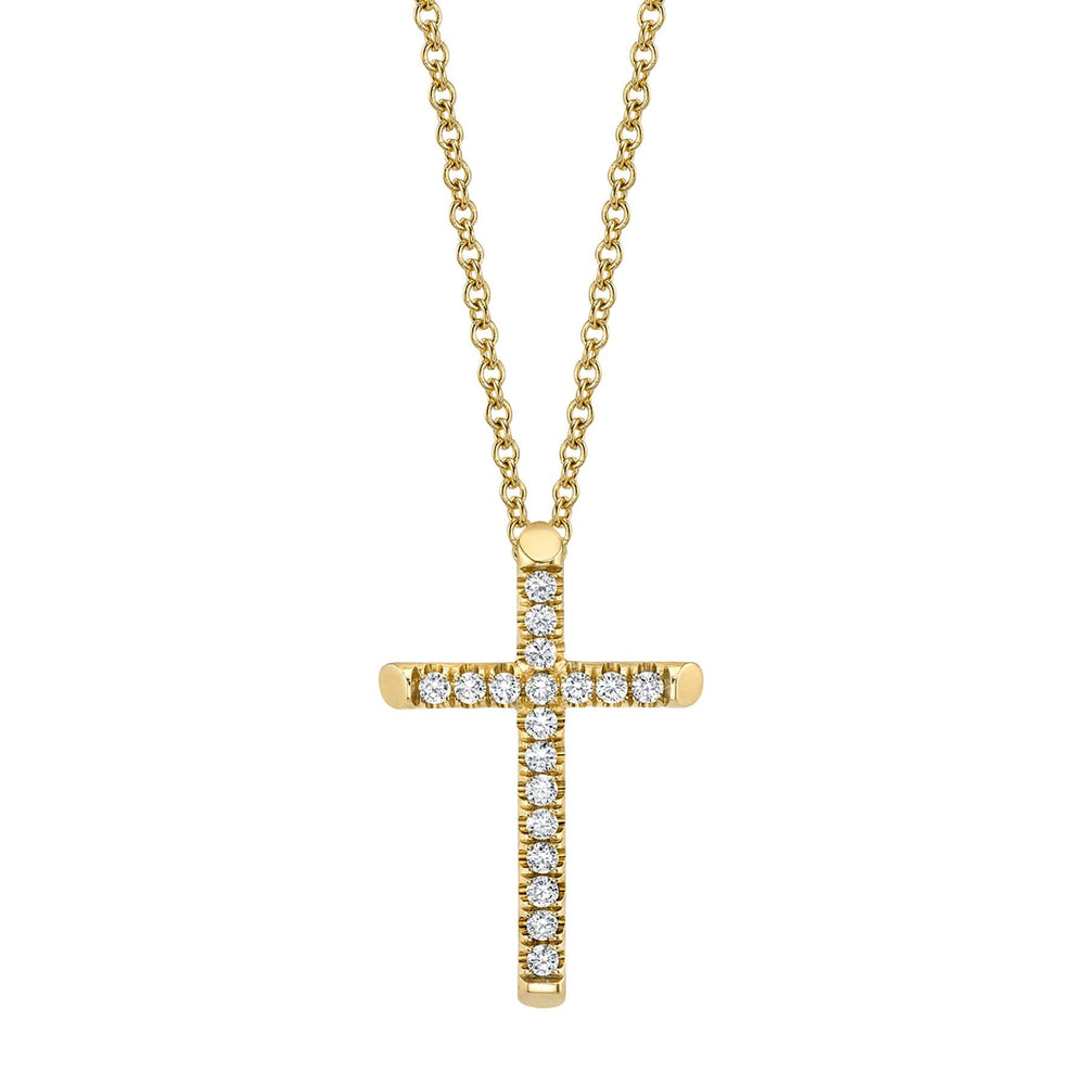 Small Diamond Cross Pendant