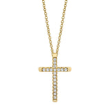 Small Diamond Cross Pendant