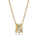 Tetra 3 Ring Necklace