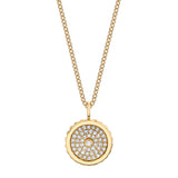 Tetra Pavé Bezel Medallion