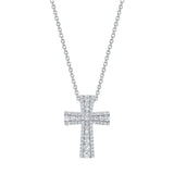 Europa Pave Cross Pendant
