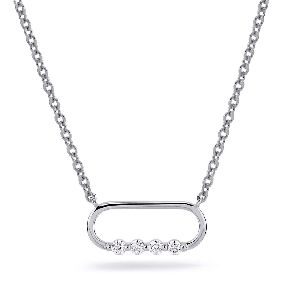 Silver Cloud Link Necklace