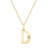 Deco Initial Pendant
