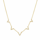 Diamond V Necklace