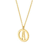 Mini Tetra Initial Medallion