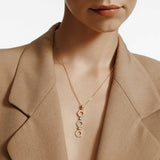 Pavé Hex Infinity Pendant