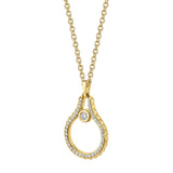 Pavé Mini Signature MM Tetra Pendant