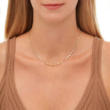 Princess Bezel Tennis Necklace