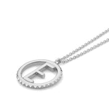 Silver Tetra Initial Medallion