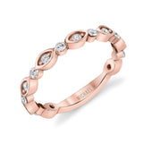 Marquise Round Diamond Band