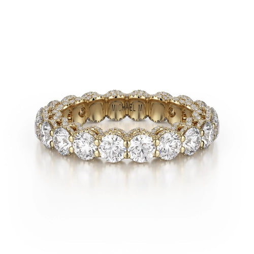 MICHAEL M Wedding Bands 18K Yellow Gold Crown Band B328 B328
