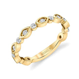 Marquise Round Diamond Band