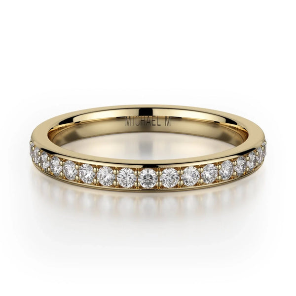 MICHAEL M Wedding Bands 18K Yellow Gold Wedding band R324B