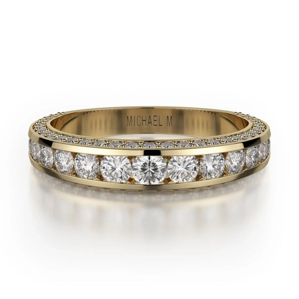 MICHAEL M Wedding Bands 18K Yellow Gold Wedding band R399B