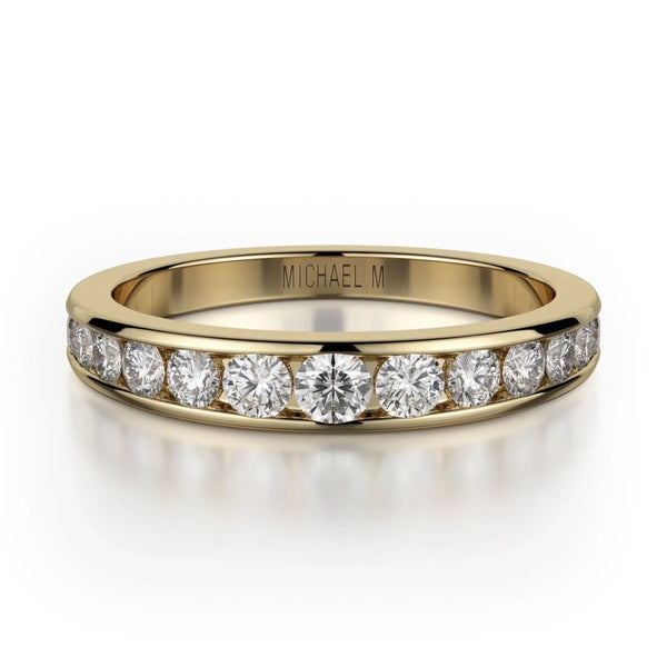 MICHAEL M Wedding Bands 18K Yellow Gold Wedding band R417B