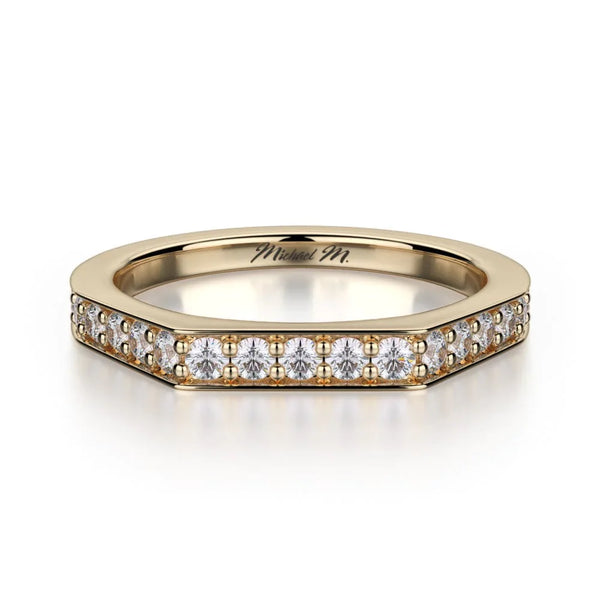 MICHAEL M Wedding Bands 18K Yellow Gold Wedding band R697B R697BYG