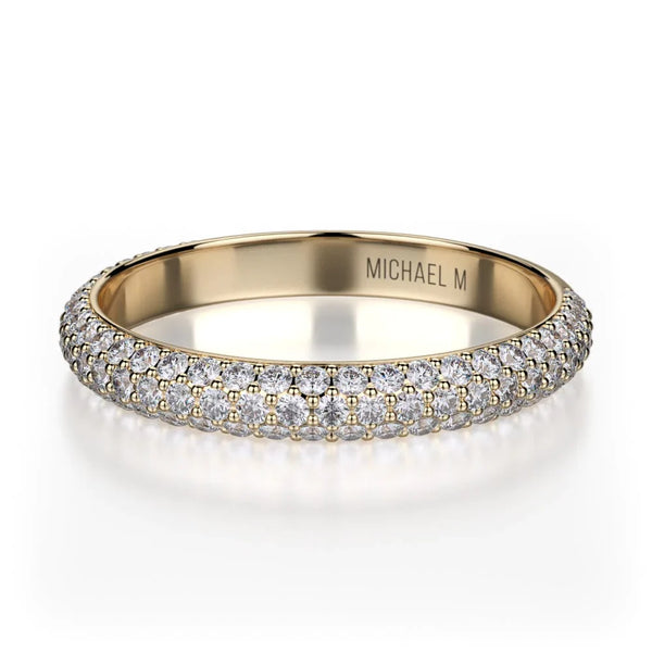MICHAEL M Wedding Bands 18K Yellow Gold Wedding band R699B R699BYG