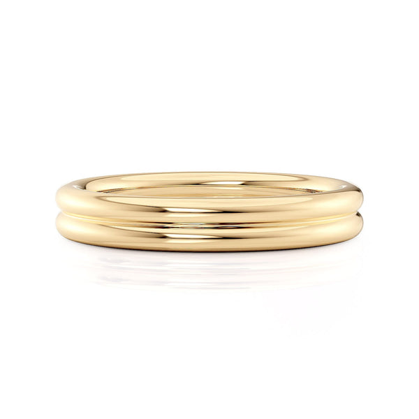 MICHAEL M Wedding Bands 18K Yellow Gold Wedding Band R819B