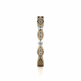 Bezel Marquise Diamond Band