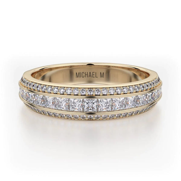 MICHAEL M Wedding Bands Yellow Gold Wedding band R401SB R401SBYG