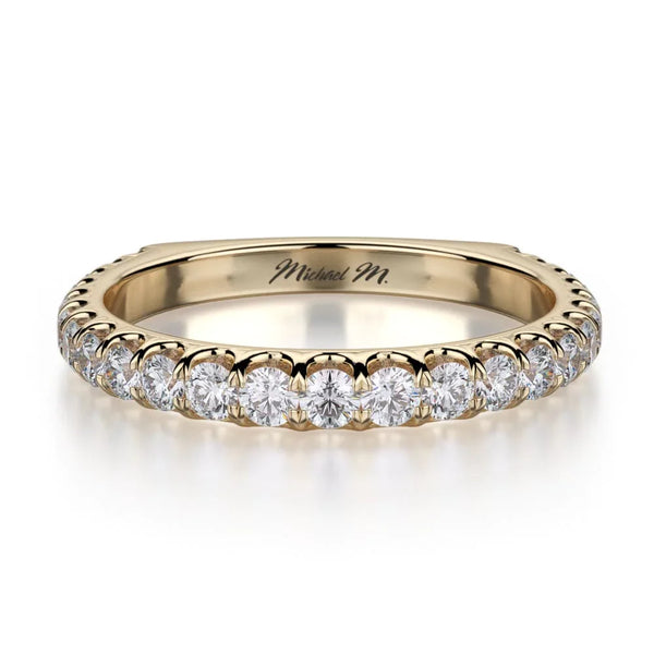 MICHAEL M Wedding Bands Yellow Gold Wedding band R655SB R655SBYG