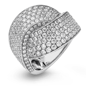 Right Hand Ring in 18k Gold with Diamonds