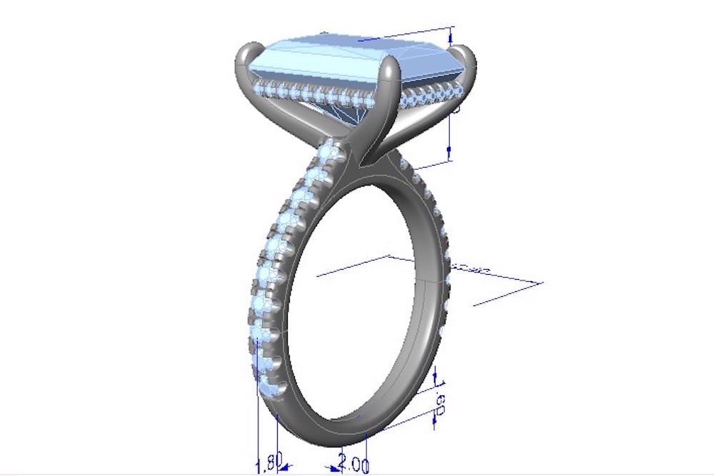 Custom Ring Design - Cad