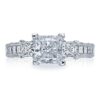 Princess 3-Stone Engagement Ring