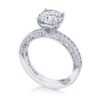 Round Solitaire Engagement Ring - Image 3