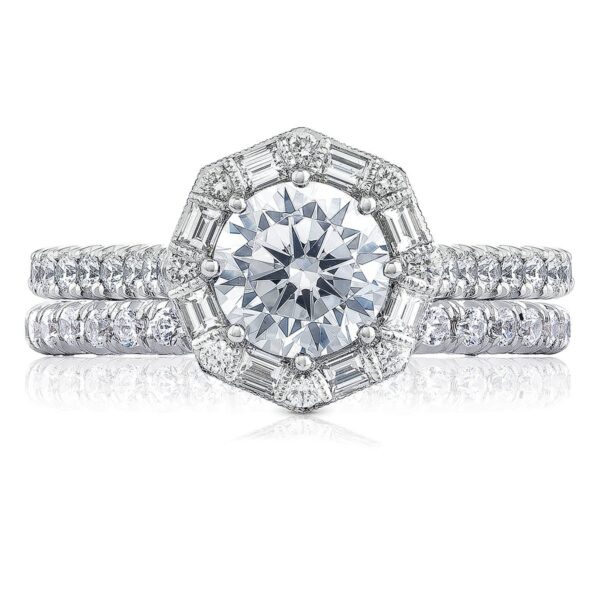 Round Bloom Engagement Ring - Image 3