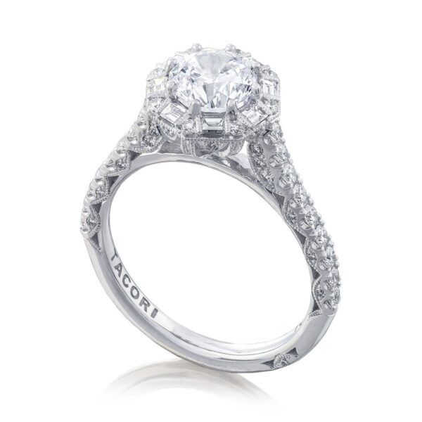 Round Bloom Engagement Ring - Image 4