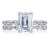 Emerald Solitaire Engagement Ring - Image 3