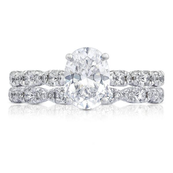 Oval Solitaire Engagement Ring - Image 3