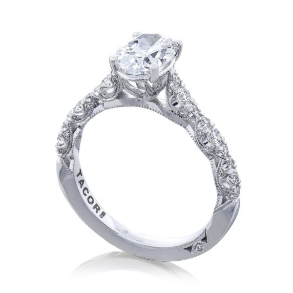 Oval Solitaire Engagement Ring - Image 4