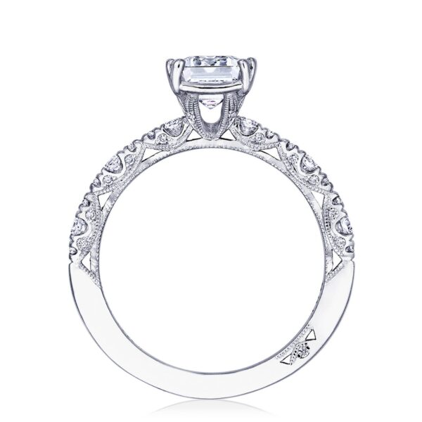 Emerald Solitaire Engagement Ring - Image 2