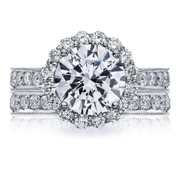Round Bloom Engagement Ring - Image 3