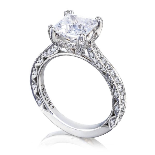 Princess Solitaire Engagement Ring - Image 3