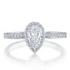 Pear Bloom Engagement Ring