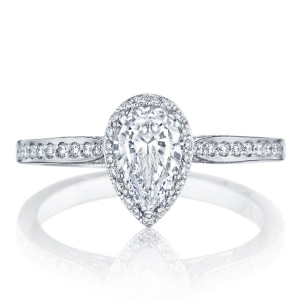Pear Bloom Engagement Ring