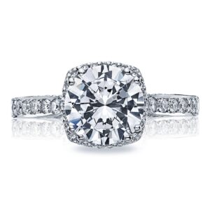 Round Bloom Engagement Ring