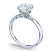 Cushion Solitaire Engagement Ring - Image 3