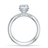 Oval Solitaire Engagement Ring - Image 2