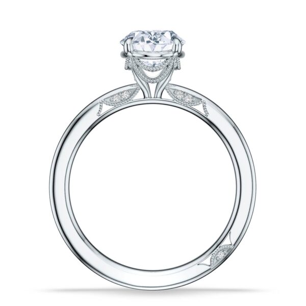 Oval Solitaire Engagement Ring - Image 2