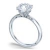 Round Solitaire Engagement Ring - Image 3
