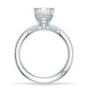 Emerald Solitaire Engagement Ring - Image 2