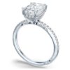Emerald Solitaire Engagement Ring - Image 3