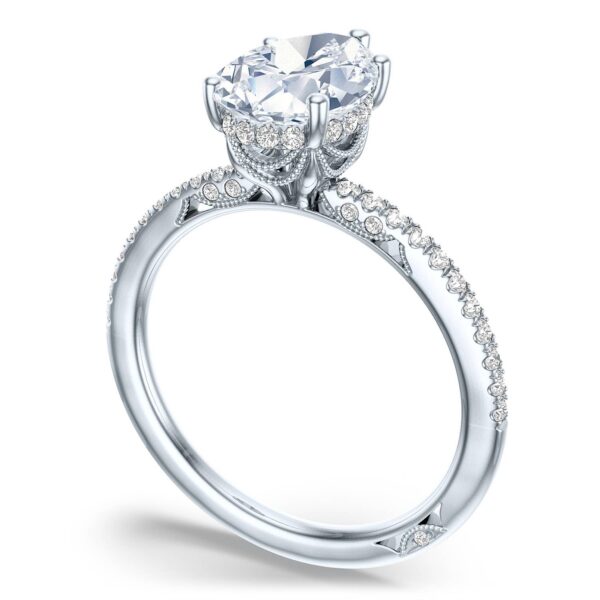Pear Solitaire Engagement Ring - Image 3
