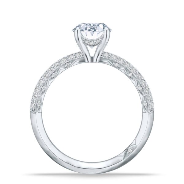 Oval Solitaire Engagement Ring - Image 2