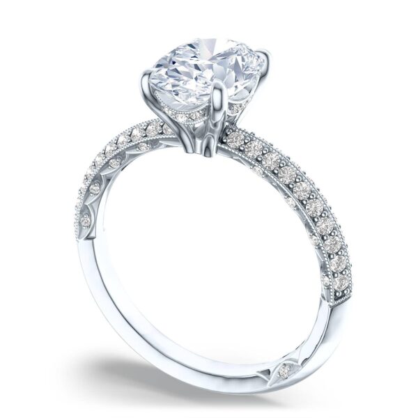 Oval Solitaire Engagement Ring - Image 3