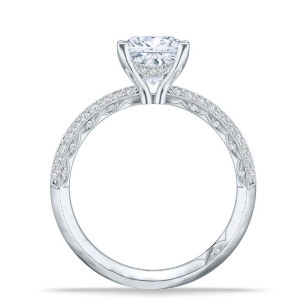 Princess Solitaire Engagement Ring - Image 2